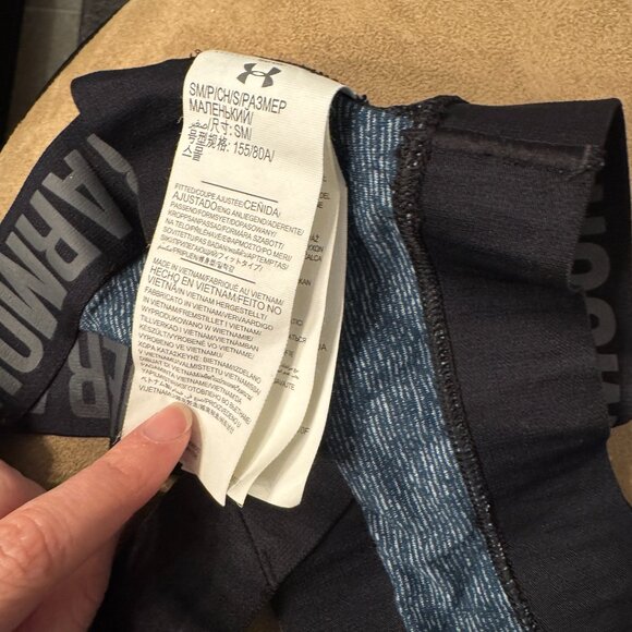 Under Armour Opening Night Strappy Bra teal Size Small - Picture 4 of 4